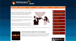 Desktop Screenshot of blog.wishlantern.com